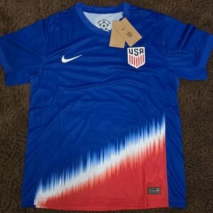 Nike USA NATIONAL Soccer Jersey Blue and Red